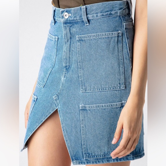 Lourdes Jean Skirt made in Italy - Picture 1 of 8